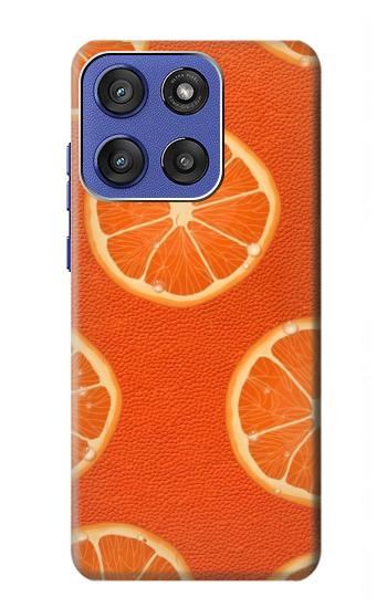 S3946 オレンジのシームレスなパターン Seamless Orange Pattern Motorola Moto G Stylus 5G (2025,2026), Edge 60 Stylus バックケース、フリップケース・カバー