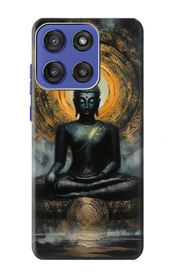 S3968 黒い仏陀 Black Buddha Motorola Moto G Stylus 5G (2025), Edge 60 Stylus バックケース、フリップケース・カバー