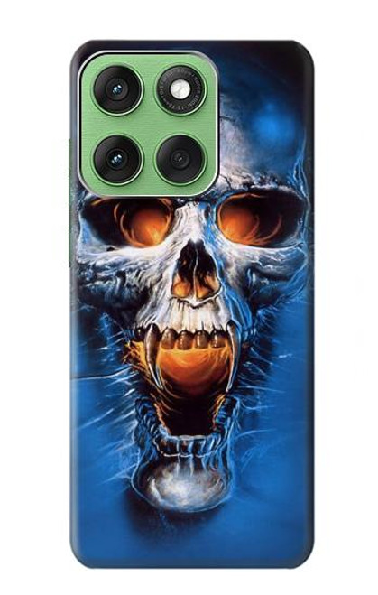 S1462 ヴァンパイア 吸血鬼 スカル Vampire Skull Motorola Edge 60 バックケース、フリップケース・カバー