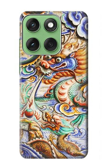 S2584 中国のドラゴンアート Traditional Chinese Dragon Art Motorola Edge 60 バックケース、フリップケース・カバー