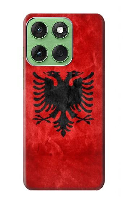 S2982 アルバニアサッカー Albania Football Soccer Red Flag Motorola Edge 60 バックケース、フリップケース・カバー