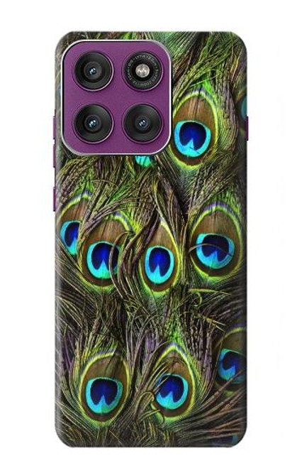 S1965 ピーコックフェザー Peacock Feather Motorola Edge 60 Pro バックケース、フリップケース・カバー
