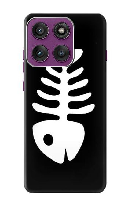 S2509 魚の骨 Fishbone Motorola Edge 60 Pro バックケース、フリップケース・カバー