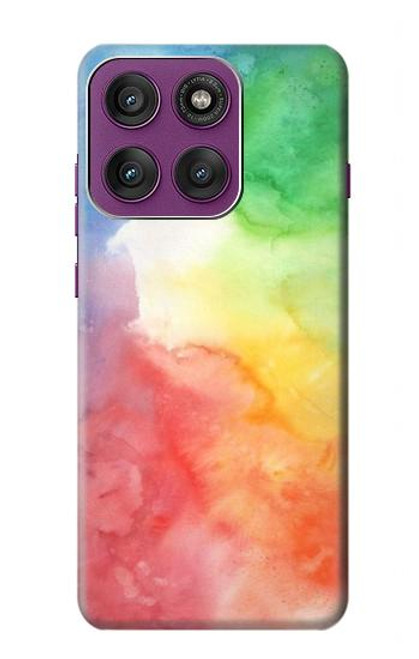S2945 カラフル水彩 Colorful Watercolor Motorola Edge 60 Pro バックケース、フリップケース・カバー