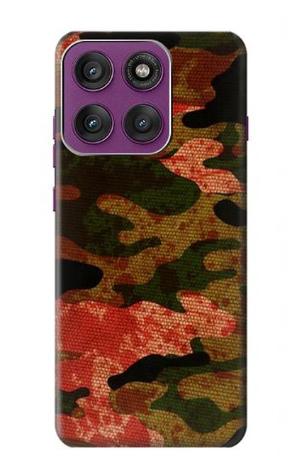 S3393 カモフラージュ 血液 Camouflage Blood Splatter Motorola Edge 60 Pro バックケース、フリップケース・カバー