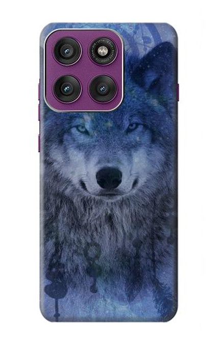 S3410 狼 ドリームキャッチャー Wolf Dream Catcher Motorola Edge 60 Pro バックケース、フリップケース・カバー