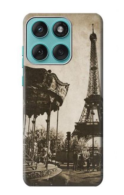 S2174 エッフェル塔 Eiffel Tower Vintage Paris Motorola Edge 60 Fusion バックケース、フリップケース・カバー