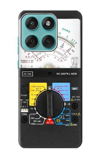 S2660 アナログマルチメータグラフィックプリント Analog Multimeter Graphic Printed Motorola Edge 60 Fusion バックケース、フリップケース・カバー