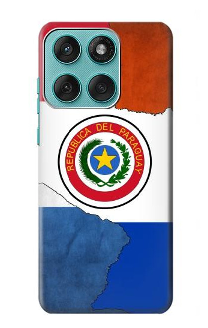 S3017 パラグアイの旗 Paraguay Flag Motorola Edge 60 Fusion バックケース、フリップケース・カバー