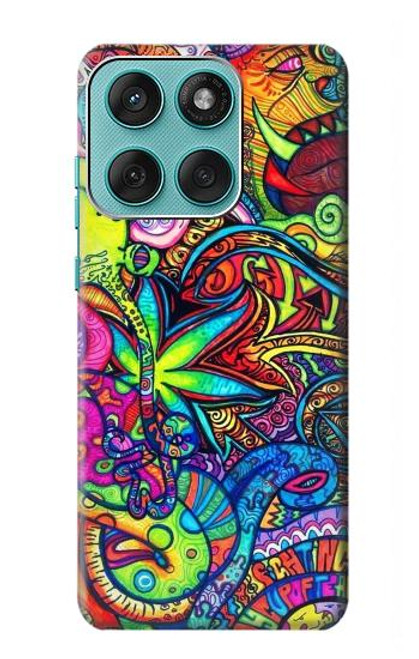 S3255 カラフルパターン Colorful Art Pattern Motorola Edge 60 Fusion バックケース、フリップケース・カバー