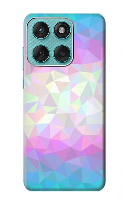 S3747 トランスフラッグポリゴン Trans Flag Polygon Motorola Edge 60 Fusion バックケース、フリップケース・カバー