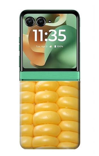 S0562 甘美 トウモロコシ Sweet Corn Motorola Razr 70+,60+, Razr+ (2026, 2025, 2024) バックケース、フリップケース・カバー