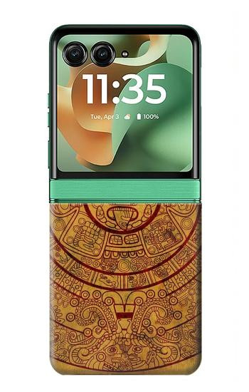 S0692 マヤ暦 Mayan Calendar Motorola Razr 60, Razr 2025 バックケース、フリップケース・カバー