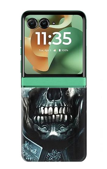 S0754 スカル 兵士 ゾンビ Skull Soldier Zombie Motorola Razr 70+,60+, Razr+ (2026, 2025, 2024) バックケース、フリップケース・カバー