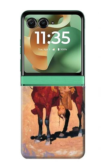 S0772 カウボーイ西部 Cowboy Western Motorola Razr 60, Razr 2025 バックケース、フリップケース・カバー