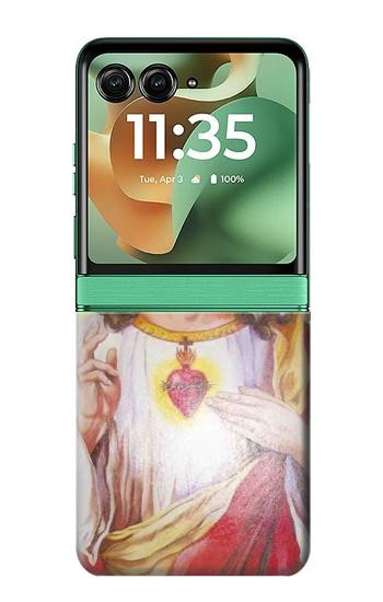 S0798 イエス Jesus Motorola Razr 70+,60+, Razr+ (2026, 2025, 2024) バックケース、フリップケース・カバー