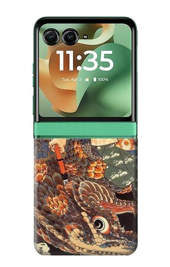 S0914 宮本・武蔵 Ronin Miyamoto Musashi Motorola Razr 70+,60+, Razr+ (2026, 2025, 2024) バックケース、フリップケース・カバー