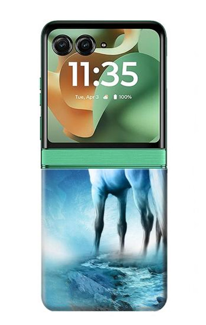 S1130 ユニコーン Unicorn Horse Motorola Razr 60, Razr 2025 バックケース、フリップケース・カバー