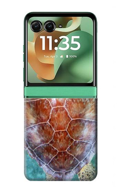 S1424 ウミガメ Sea Turtle Motorola Razr 60, Razr 2025 バックケース、フリップケース・カバー