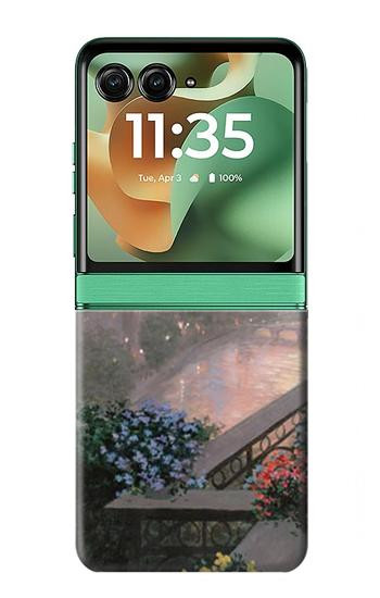 S1443 エッフェル パリのテラス Terrace in Paris Eifel Motorola Razr 60, Razr 2025 バックケース、フリップケース・カバー