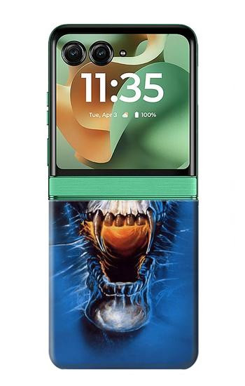S1462 ヴァンパイア 吸血鬼 スカル Vampire Skull Motorola Razr 70+,60+, Razr+ (2026, 2025, 2024) バックケース、フリップケース・カバー