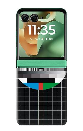 S1501 無信号テレビ No Signal Television Motorola Razr 60, Razr 2025 バックケース、フリップケース・カバー