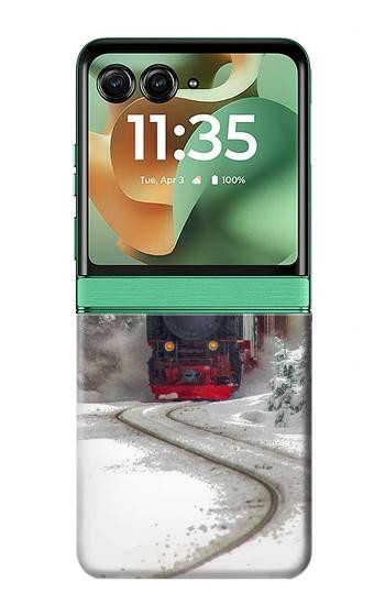 S1509 蒸気機関車 Steam Train Motorola Razr 60, Razr 2025 バックケース、フリップケース・カバー