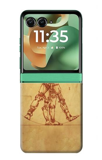 S1682 スチームパンク フランケンシュタイン Steampunk Frankenstein Motorola Razr 60, Razr 2025 バックケース、フリップケース・カバー