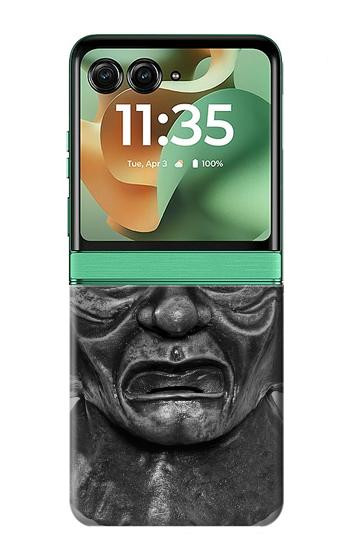 S1827 日本サムライヘルメット Japan Samurai Helmet Motorola Razr 70+,60+, Razr+ (2026, 2025, 2024) バックケース、フリップケース・カバー