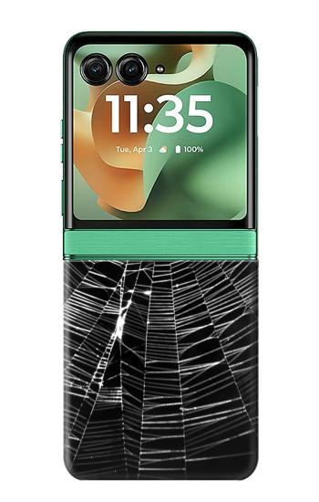 S2224 クモの巣 Spider Web Motorola Razr 60, Razr 2025 バックケース、フリップケース・カバー