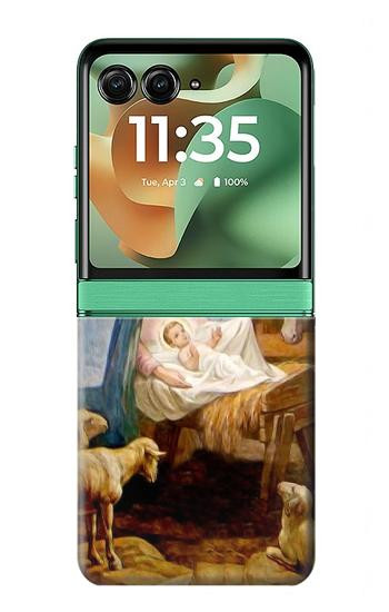 S2276 キリストの降誕 The Nativity Motorola Razr 60, Razr 2025 バックケース、フリップケース・カバー