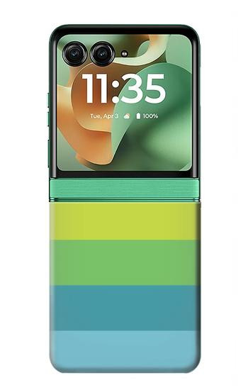 S2363 レインボー柄 Rainbow Pattern Motorola Razr 70+,60+, Razr+ (2026, 2025, 2024) バックケース、フリップケース・カバー