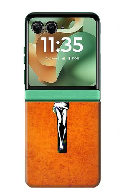 S2421 十字架上のイエス Jesus Christ On The Cross Motorola Razr 60, Razr 2025 バックケース、フリップケース・カバー