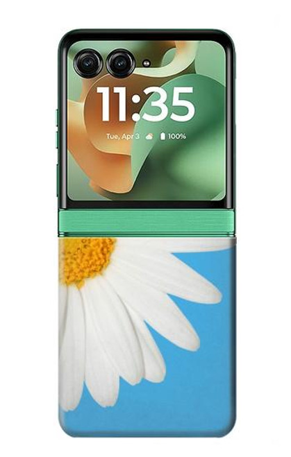 S3043 ビンテージ デイジー 天道虫 Vintage Daisy Ladybug Motorola Razr 60, Razr 2025 バックケース、フリップケース・カバー