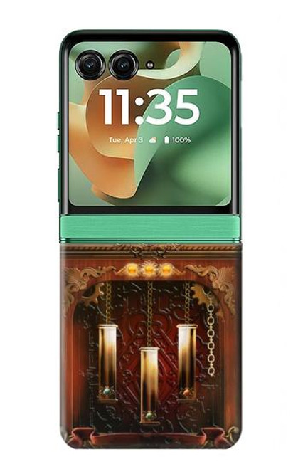 S3174 大きな古時計 Grandfather Clock Motorola Razr 60, Razr 2025 バックケース、フリップケース・カバー