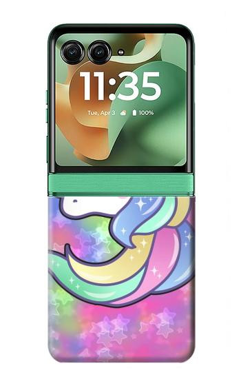 S3264 パステルユニコーン Pastel Unicorn Motorola Razr 70+,60+, Razr+ (2026, 2025, 2024) バックケース、フリップケース・カバー
