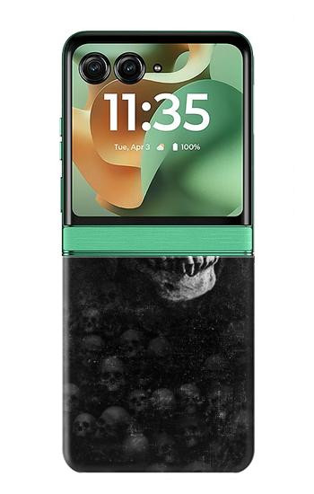 S3333 デス・スカル・死神 Death Skull Grim Reaper Motorola Razr 60, Razr 2025 バックケース、フリップケース・カバー