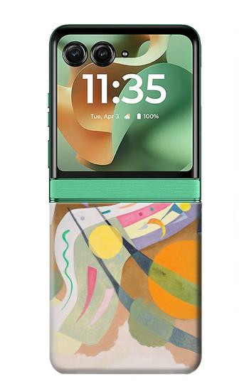 S3346 ヴァシリーカンディンスキー Vasily Kandinsky Guggenheim Motorola Razr 70+,60+, Razr+ (2026, 2025, 2024) バックケース、フリップケース・カバー