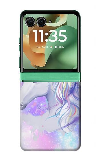 S3375 ユニコーン Unicorn Motorola Razr 70+,60+, Razr+ (2026, 2025, 2024) バックケース、フリップケース・カバー