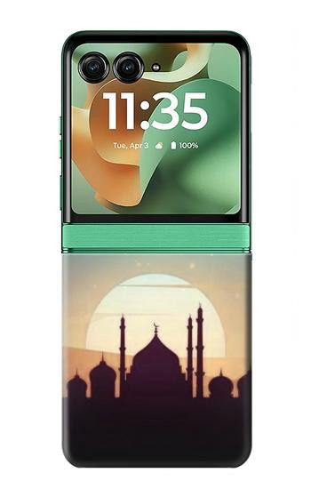 S3502 イスラムの夕日 Islamic Sunset Motorola Razr 70+,60+, Razr+ (2026, 2025, 2024) バックケース、フリップケース・カバー