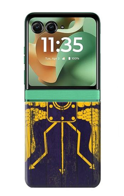 S3546 ローマンシールド Roman Shield Blue Motorola Razr 60, Razr 2025 バックケース、フリップケース・カバー