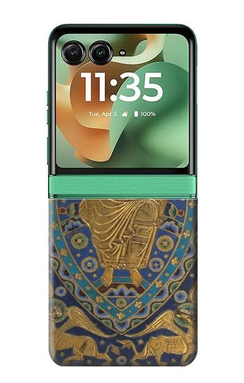 S3620 ブックカバーキリスト Book Cover Christ Majesty Motorola Razr 70+,60+, Razr+ (2026, 2025, 2024) バックケース、フリップケース・カバー