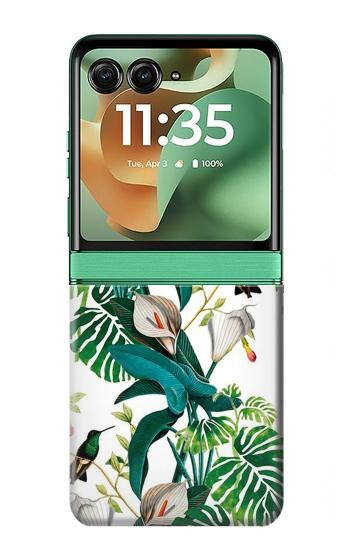 S3697 リーフライフバード Leaf Life Birds Motorola Razr 70+,60+, Razr+ (2026, 2025, 2024) バックケース、フリップケース・カバー