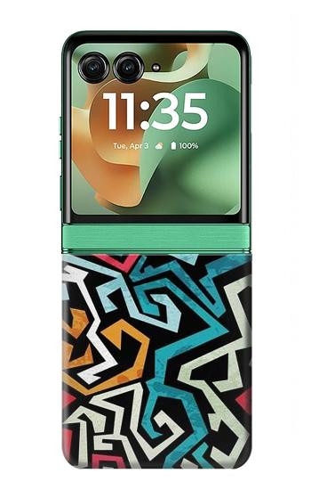 S3712 ポップアートパターン Pop Art Pattern Motorola Razr 70+,60+, Razr+ (2026, 2025, 2024) バックケース、フリップケース・カバー