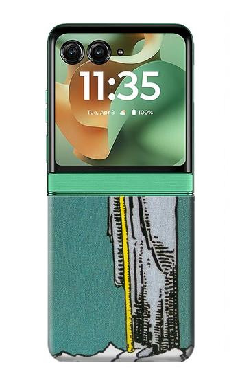 S3741 タロットカード隠者 Tarot Card The Hermit Motorola Razr 60, Razr 2025 バックケース、フリップケース・カバー