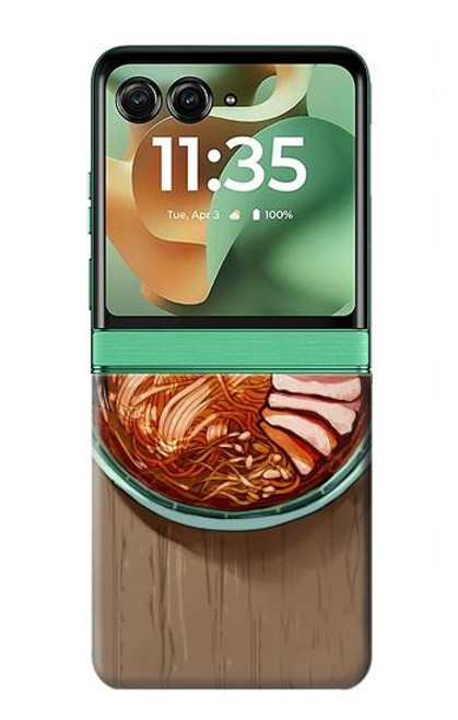 S3756 ラーメン Ramen Noodles Motorola Razr 60, Razr 2025 バックケース、フリップケース・カバー