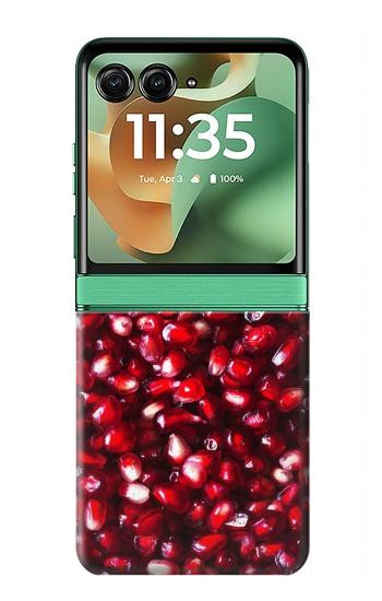 S3757 ザクロ Pomegranate Motorola Razr 70+,60+, Razr+ (2026, 2025, 2024) バックケース、フリップケース・カバー