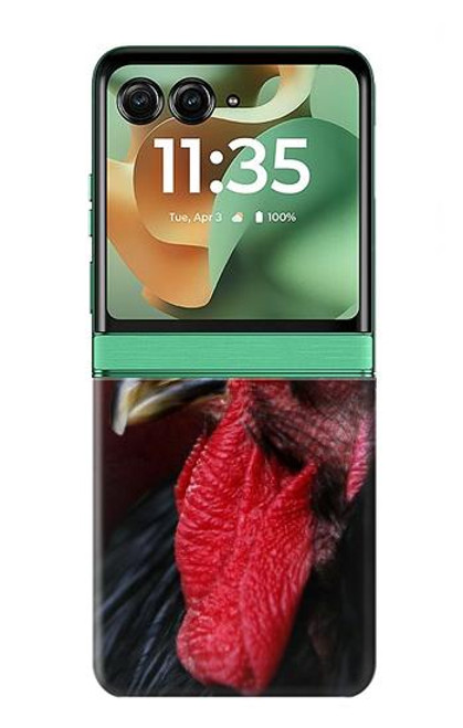 S3797 チキンオンドリ Chicken Rooster Motorola Razr 60, Razr 2025 バックケース、フリップケース・カバー