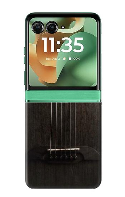 S3834 ブラックギター Old Woods Black Guitar Motorola Razr 60, Razr 2025 バックケース、フリップケース・カバー