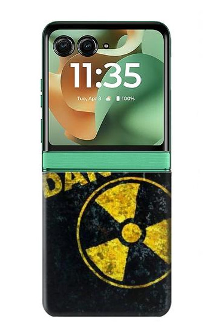 S3891 核の危険 Nuclear Hazard Danger Motorola Razr 60, Razr 2025 バックケース、フリップケース・カバー